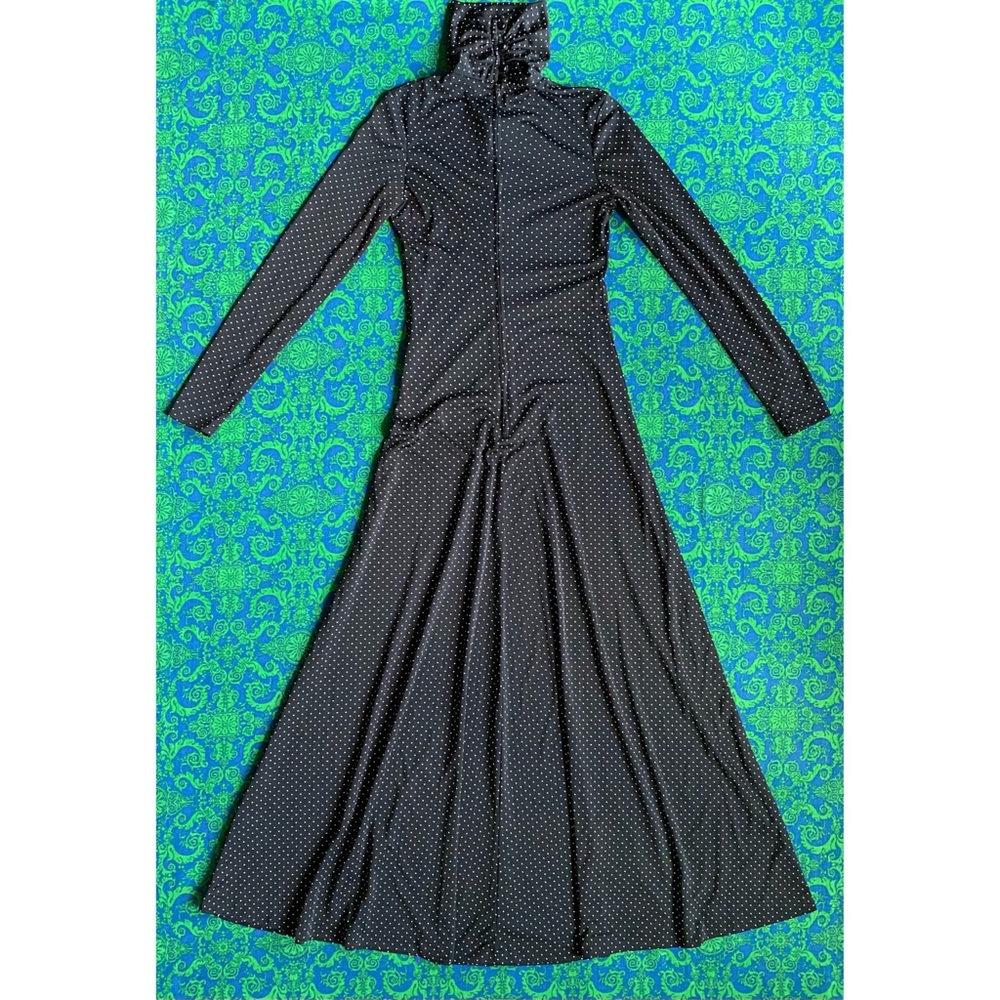70’s Joy Stevens Turtle Neck Maxi Dress 
Size: vintage 5/6